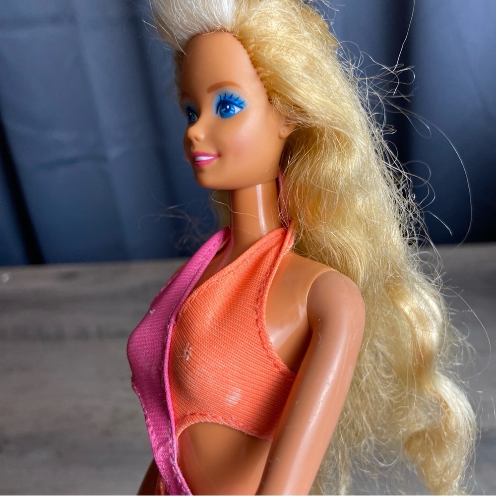 A‎ Vintage 1989 Wet 'n Wild Barbie Doll, Blonde Hair, Blue Eyes - Picture 10 of 10